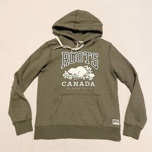 Roots Canada Womens Pullover Hoodie Size XS